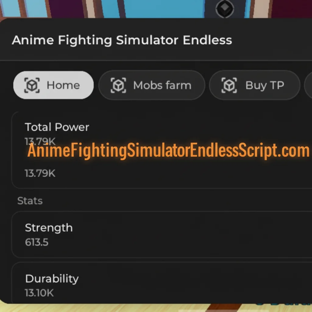 Anime Fighting Simulator: Endless scripts