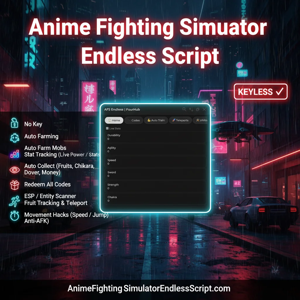 Anime Fighting Simulator endless Script Roblox